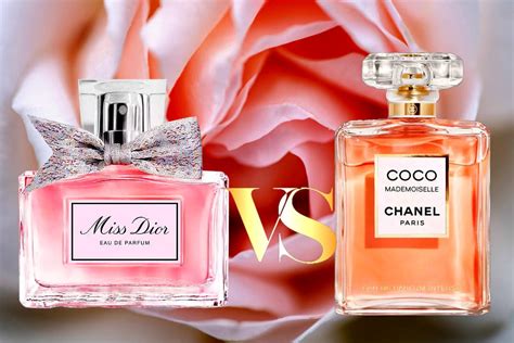 miss dior vs chanel perfume.